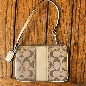 Coach Brown and Tan very cute and clean